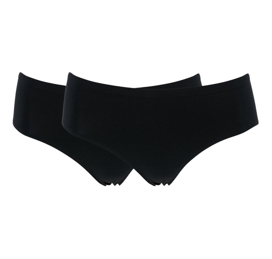 Image 103788_BLK.jpg, Product 103-788 / Price $29.88, Rhonda Shear Seamless Lightweight Brief (2-pack) from Rhonda Shear Shapewear on TSC.ca's Fashion department