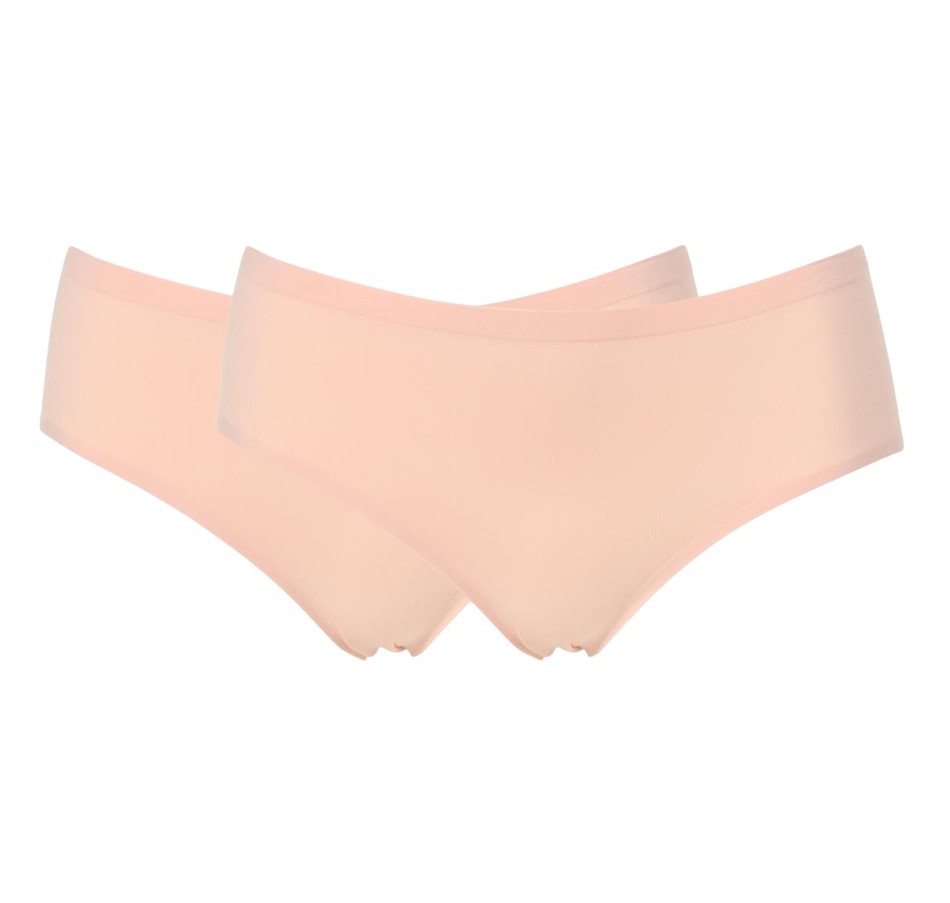 Image 103788_PINBG.jpg, Product 103-788 / Price $29.88, Rhonda Shear Seamless Lightweight Brief (2-pack) from Rhonda Shear Shapewear on TSC.ca's Fashion department