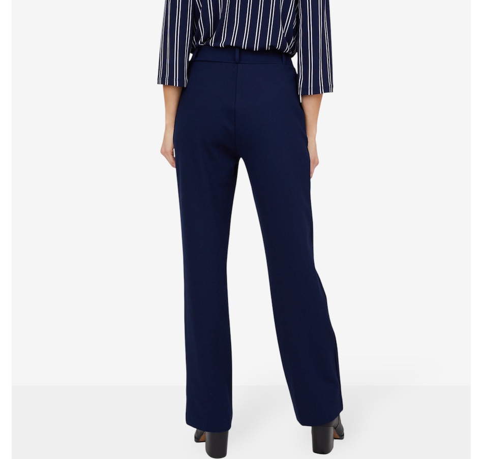 Image 103828_ALTMORE4.jpg, Product 103-828 / Price $56.88, Kim & Co. Stretch Ponte Knit Signature Straight Leg Pant from Kim & Co. on TSC.ca's Fashion department