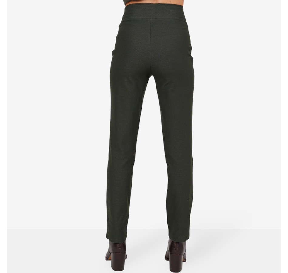 Image 103844_ALTMORE2.jpg, Product 103-844 / Price $44.88, Kim & Co. Deluxe Denim Knit Wide Waistband Claire Narrow Lego Trouser from Kim & Co. on TSC.ca's Fashion department