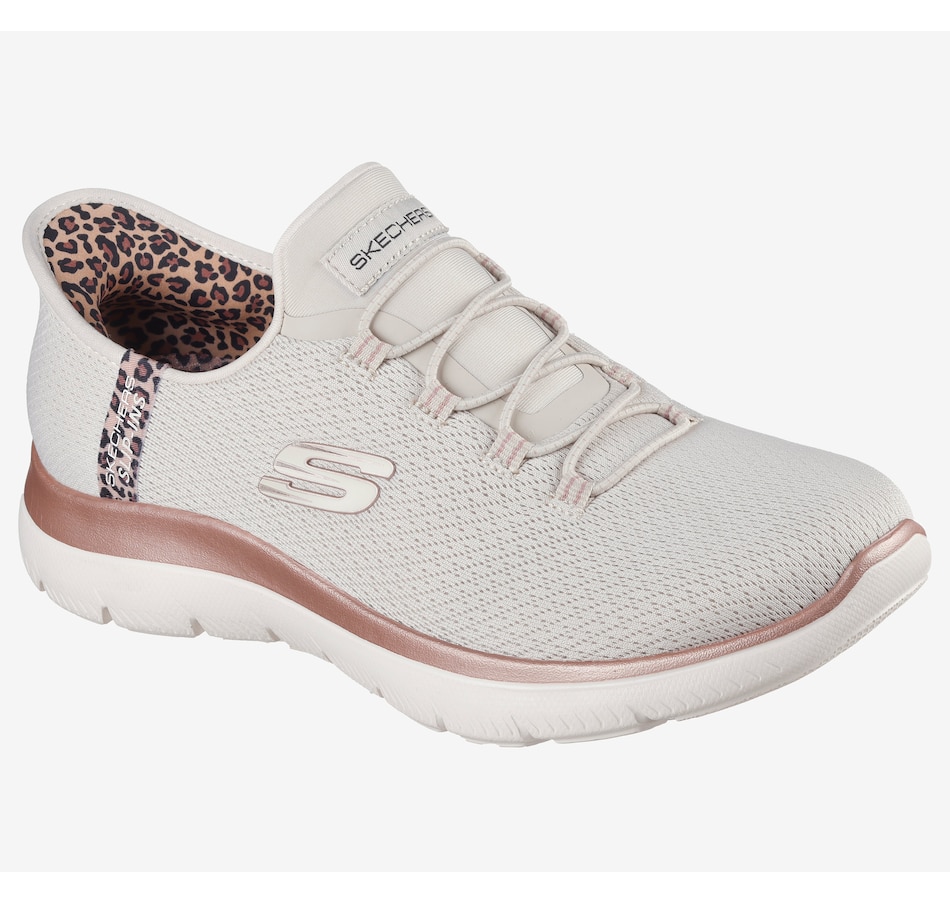 Image 103878_NAT.jpg, Product 103-878 / Price $110.00, Skechers Slip-In's Summits - Leopard Chic Mesh Bungee Slip-On from Skechers on TSC.ca's Shoes department