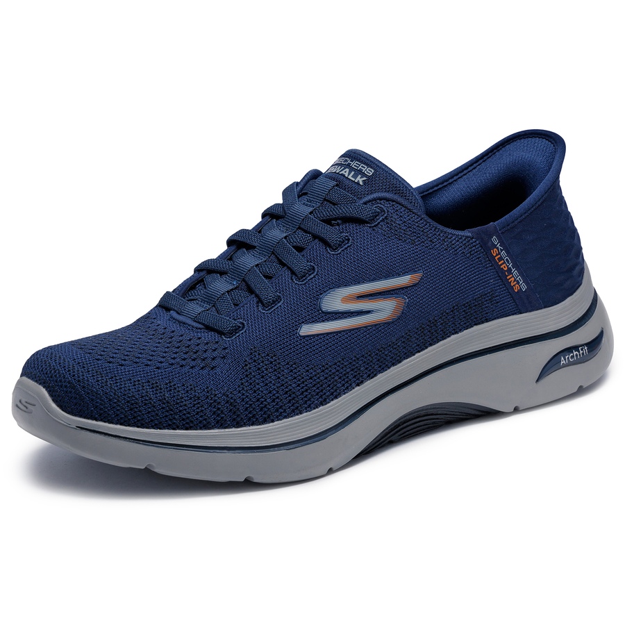 Image 103896_ALTMORE8.jpg, Product 103-896 / Price $49.33, Skechers Mens Slip-Ins Go-Walk Arch Fit 2.0 - Grand Select 2 Knit Bungee Lace Sneaker from Skechers on TSC.ca's Shoes department