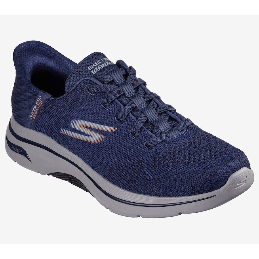 Image 103896_NVY.jpg, Product 103-896 / Price $49.33, Skechers Mens Slip-Ins Go-Walk Arch Fit 2.0 - Grand Select 2 Knit Bungee Lace Sneaker from Skechers on TSC.ca's Shoes department