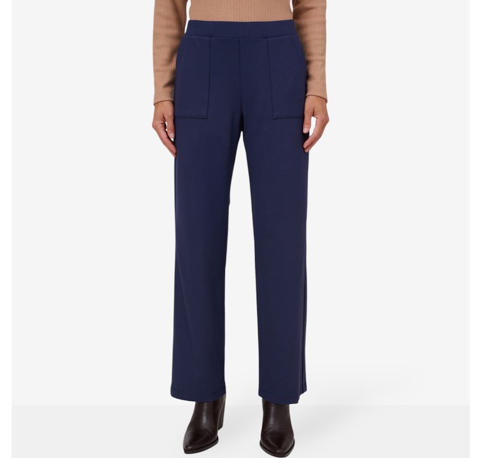 Image 103918_NVY.jpg, Product 103-918 / Price $70.99, Mr. Max Wide Leg Ponte Pant from Mr. Max on TSC.ca's Fashion department