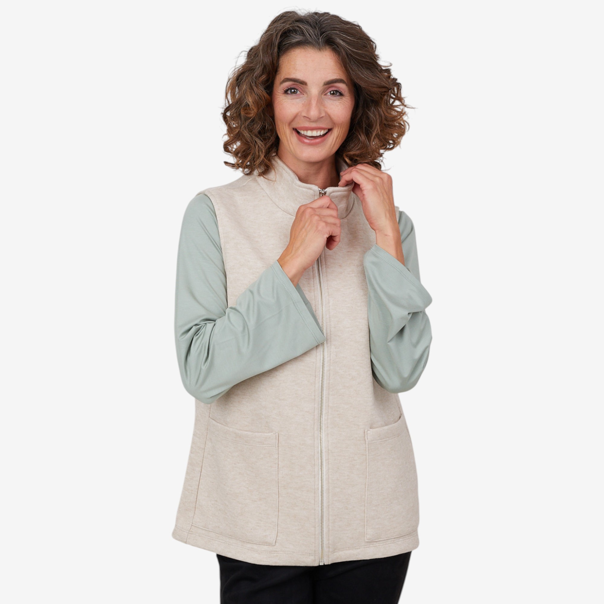 Mr. Max Milano Knit Zip Vest - TSC.ca