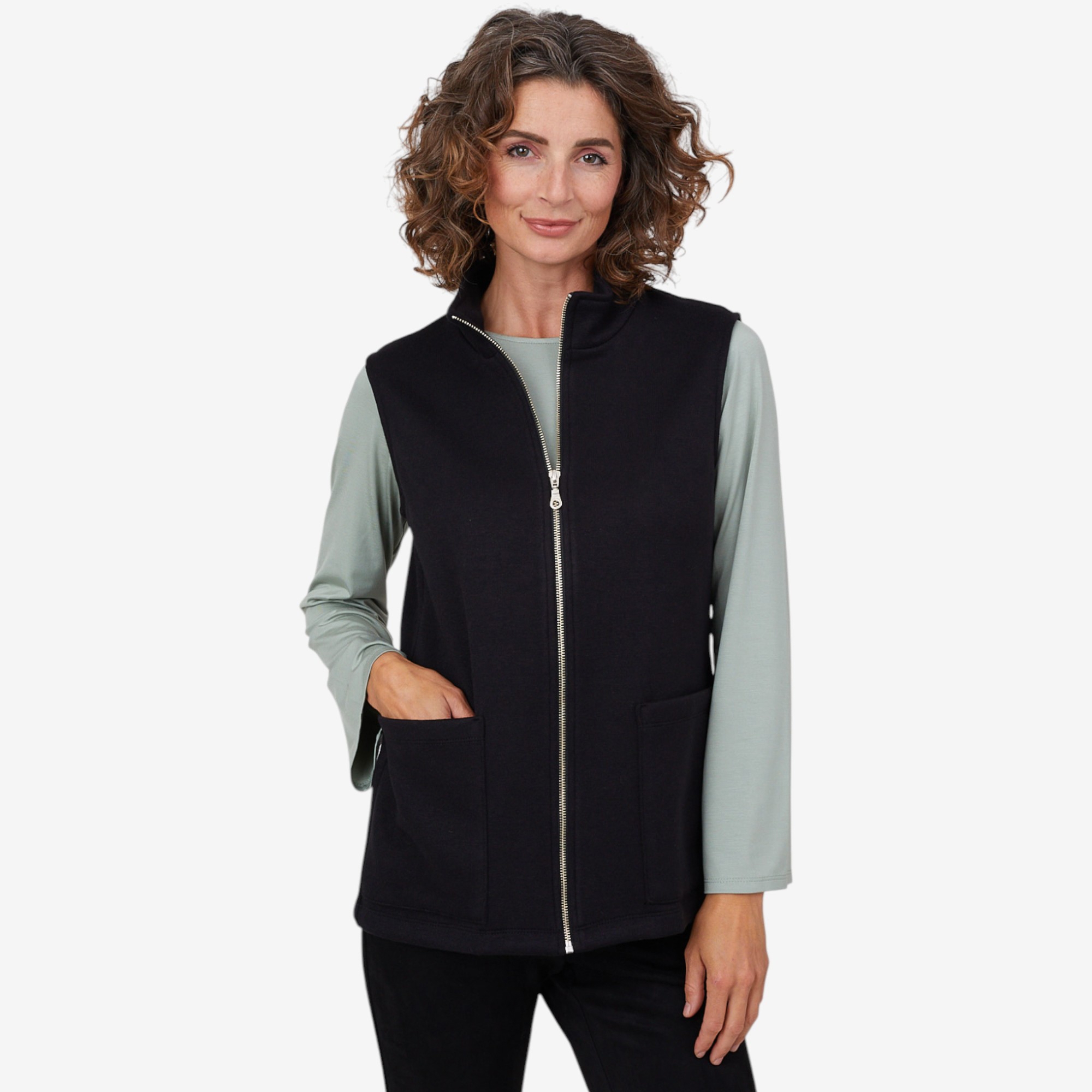 Mr. Max Milano Knit Zip Vest - TSC.ca