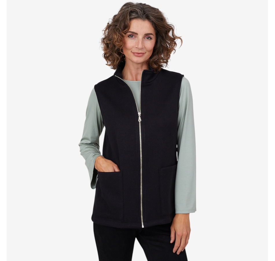 Image 103919_BLK.jpg, Product 103-919 / Price $69.88, Mr. Max Milano Knit Zip Vest from Mr. Max on TSC.ca's Fashion department