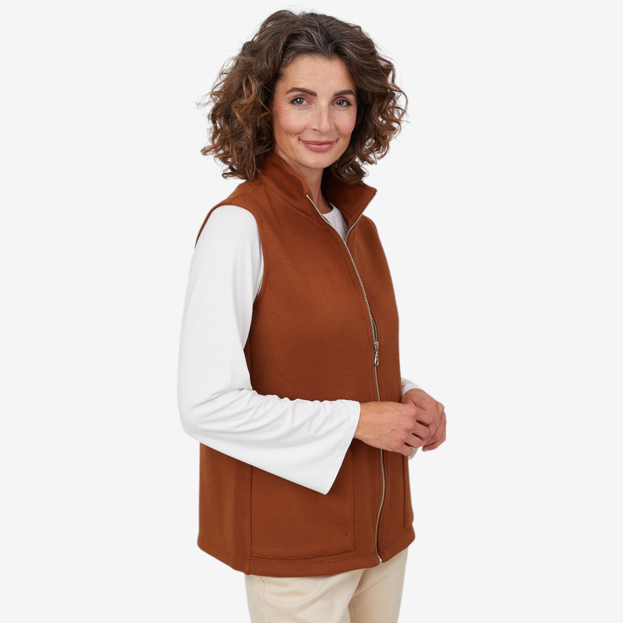Mr. Max Milano Knit Zip Vest - TSC.ca