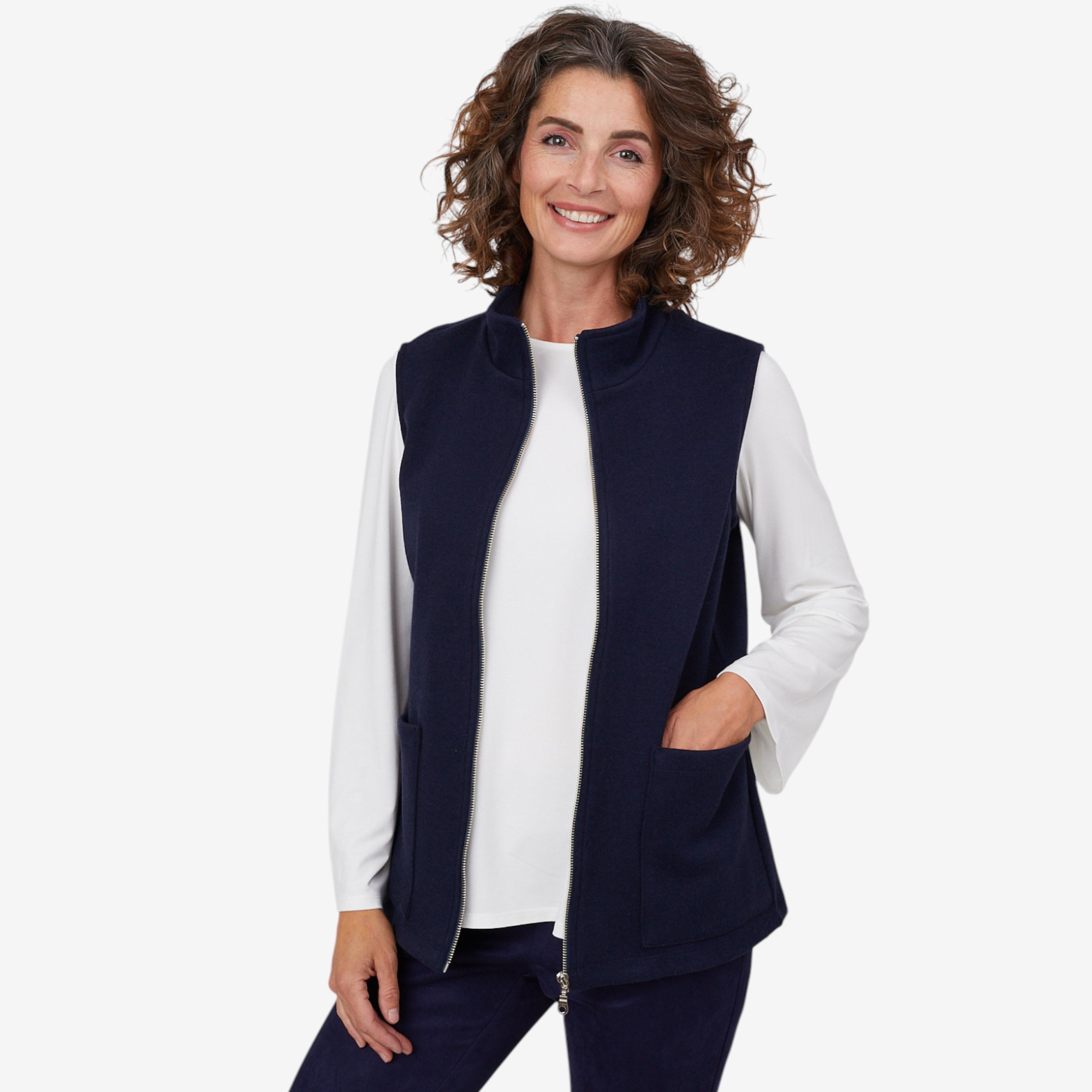 トップス OLD PARK Laundry Vest Mr. Max Milano Knit Zip Vest - TSC.ca