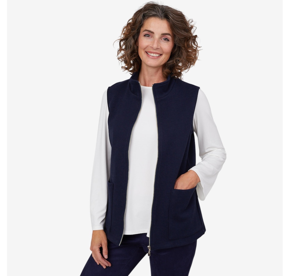 Image 103919_NVY.jpg, Product 103-919 / Price $69.88, Mr. Max Milano Knit Zip Vest from Mr. Max on TSC.ca's Fashion department