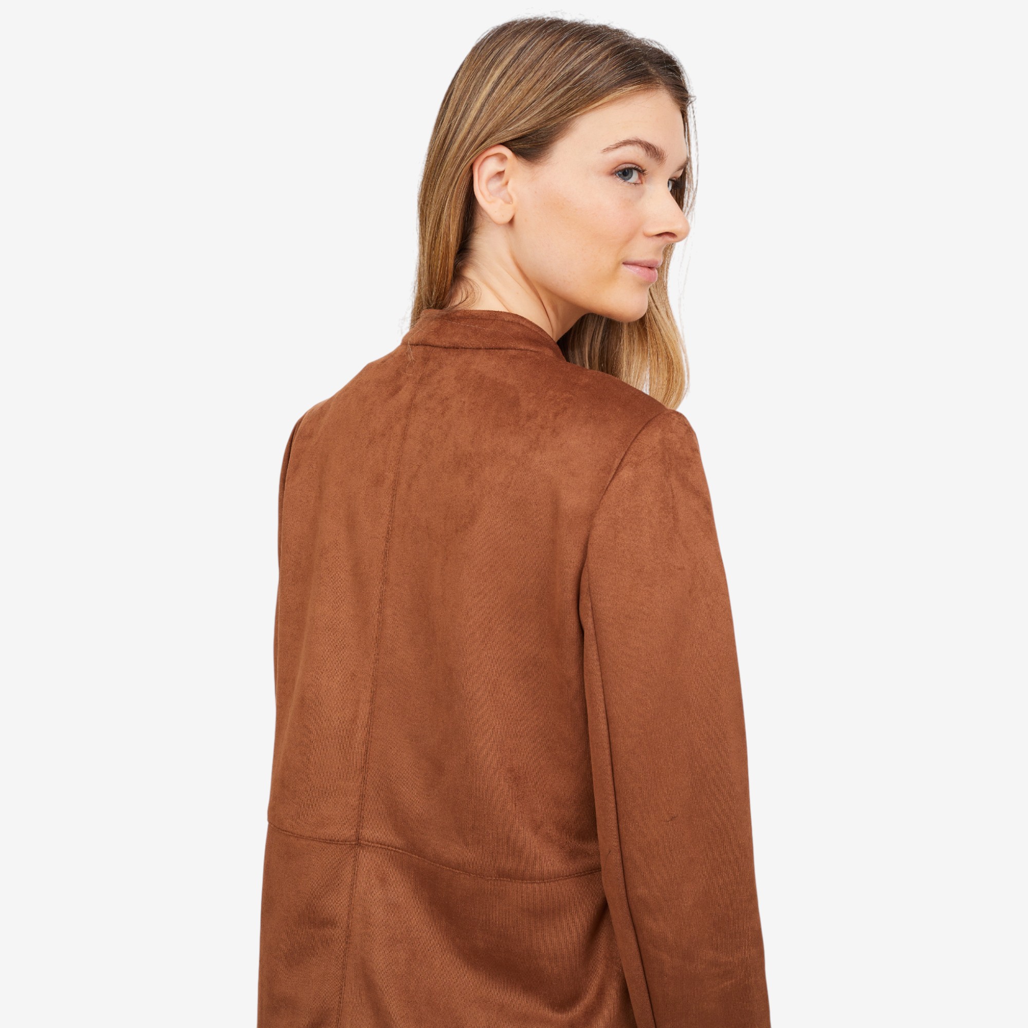 Mr. Max Stretch Faux Suede Zip Jacket - TSC.ca