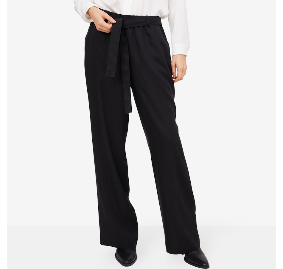 Image 103923_BLK.jpg, Product 103-923 / Price $69.88, Mr. Max Tencel Twill Pant with Sash Belt from Mr. Max on TSC.ca's Fashion department