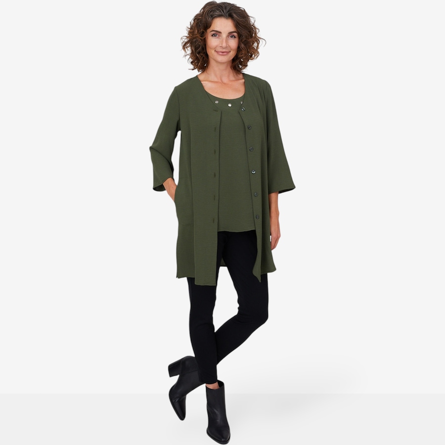 Image 103926_ALTMORE1.jpg, Product 103-926 / Price $64.99, Mr. Max Airflow Button Front Long Susan Shirt with Side Slits from Mr. Max on TSC.ca's Fashion department