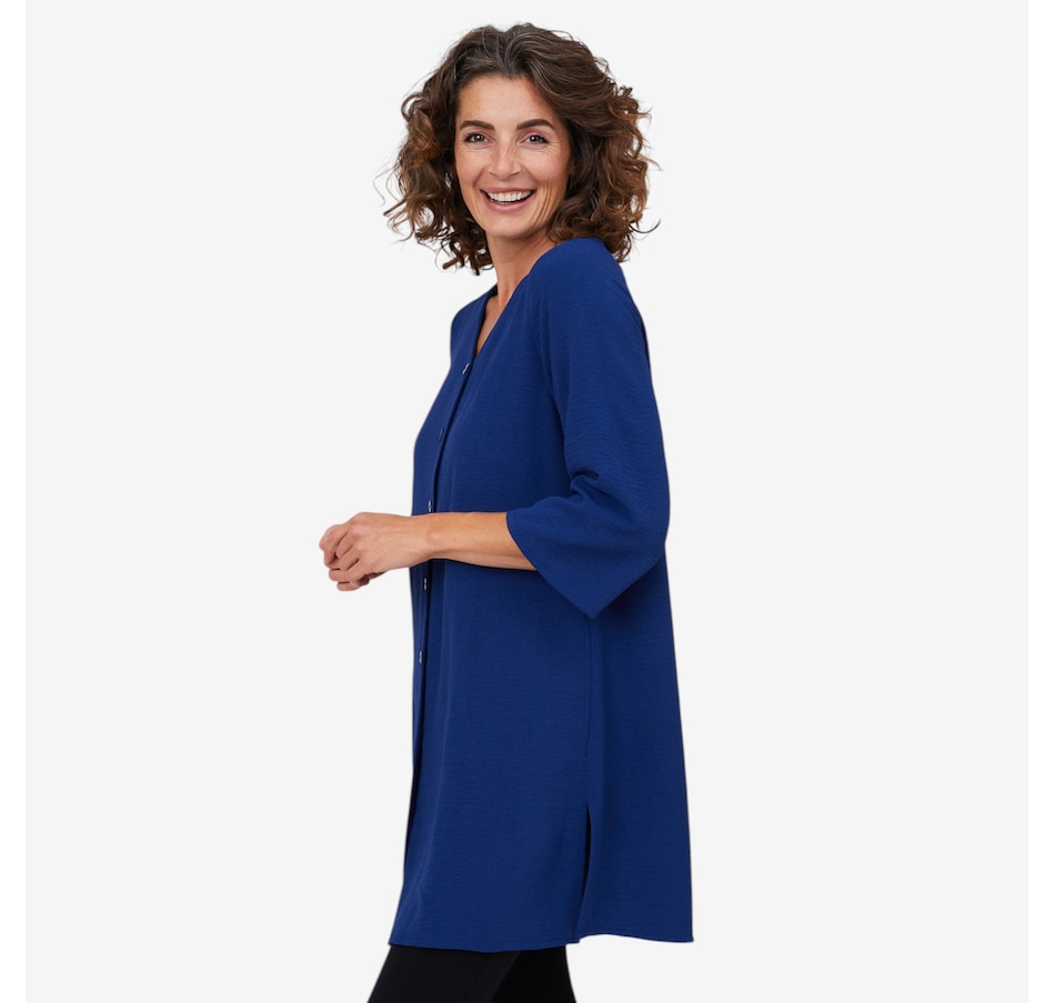 Image 103926_ALTMORE3.jpg, Product 103-926 / Price $89.99, Mr. Max Airflow Button Front Long Susan Shirt with Side Slits from Mr. Max on TSC.ca's Fashion department