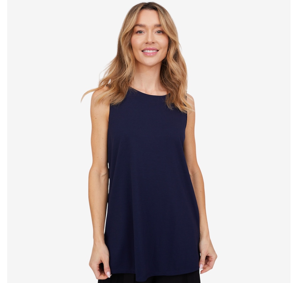 Image 103932_NVY.jpg, Product 103-932 / Price $39.88, Mr. Max Dream Knit Sorrento High Neck Tank from Mr. Max on TSC.ca's Fashion department