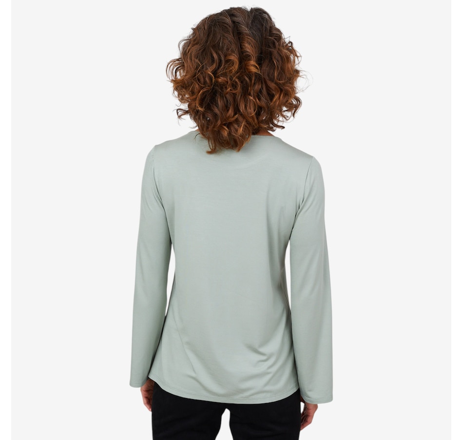 Image 103934_ALTMORE1.jpg, Product 103-934 / Price $49.88, Mr. Max Ultra Modal Celine Top with Soft Bell Sleeve from Mr. Max on TSC.ca's Fashion department