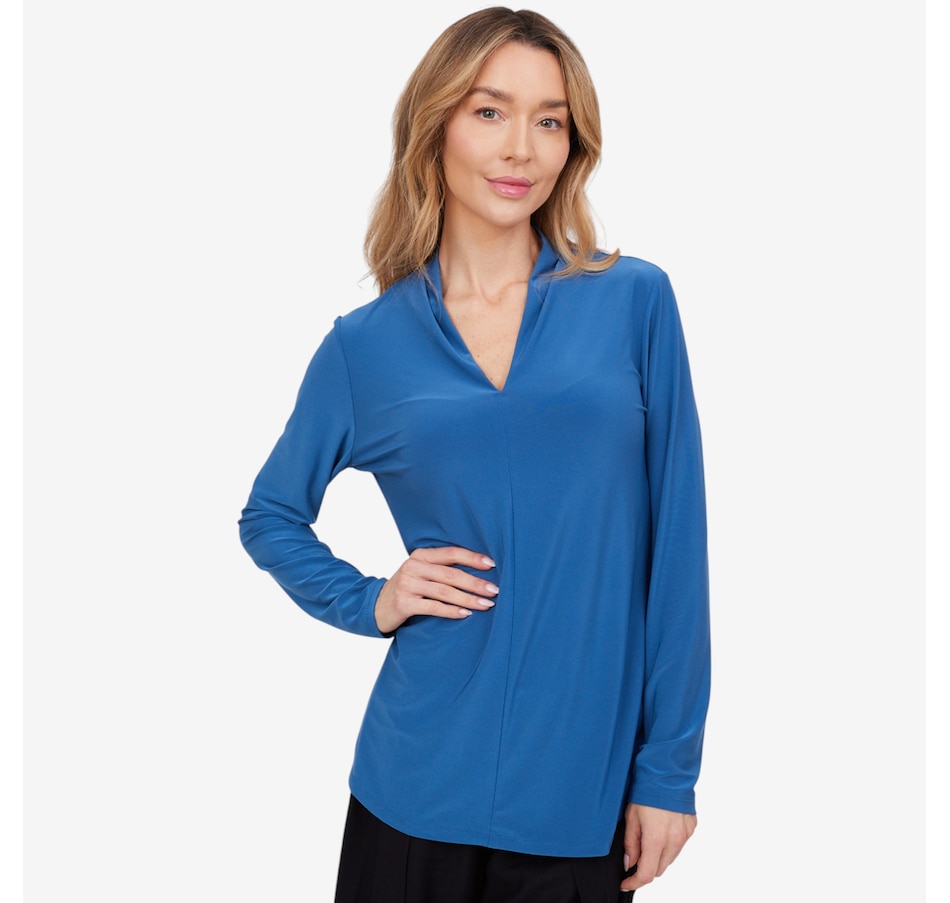Image 103936_DBE.jpg, Product 103-936 / Price $54.88, Mr. Max Brazil Knit V-Neck Top from Mr. Max on TSC.ca's Fashion department