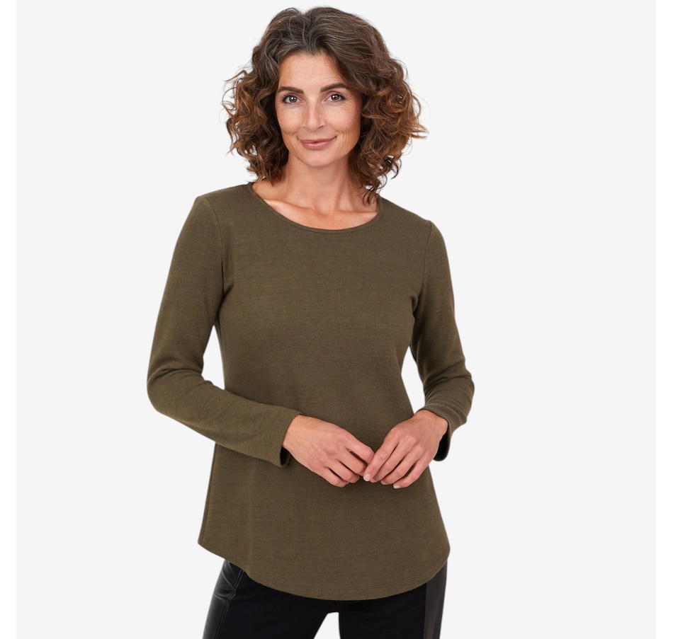 Image 103938_OLI.jpg, Product 103-938 / Price $69.99, Mr. Max Ultra Soft Maeve Knit Crew Neck Sweater from Mr. Max on TSC.ca's Fashion department