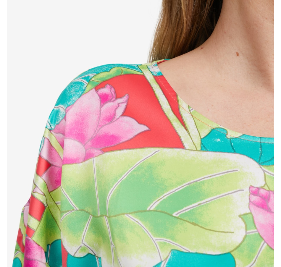 Image 103949_ALTMORE3.jpg, Product 103-949 / Price $110.00, N Natori Ascendant Lotus Printed Satin Scoop Neck PJ Set from N Natori on TSC.ca's Fashion department