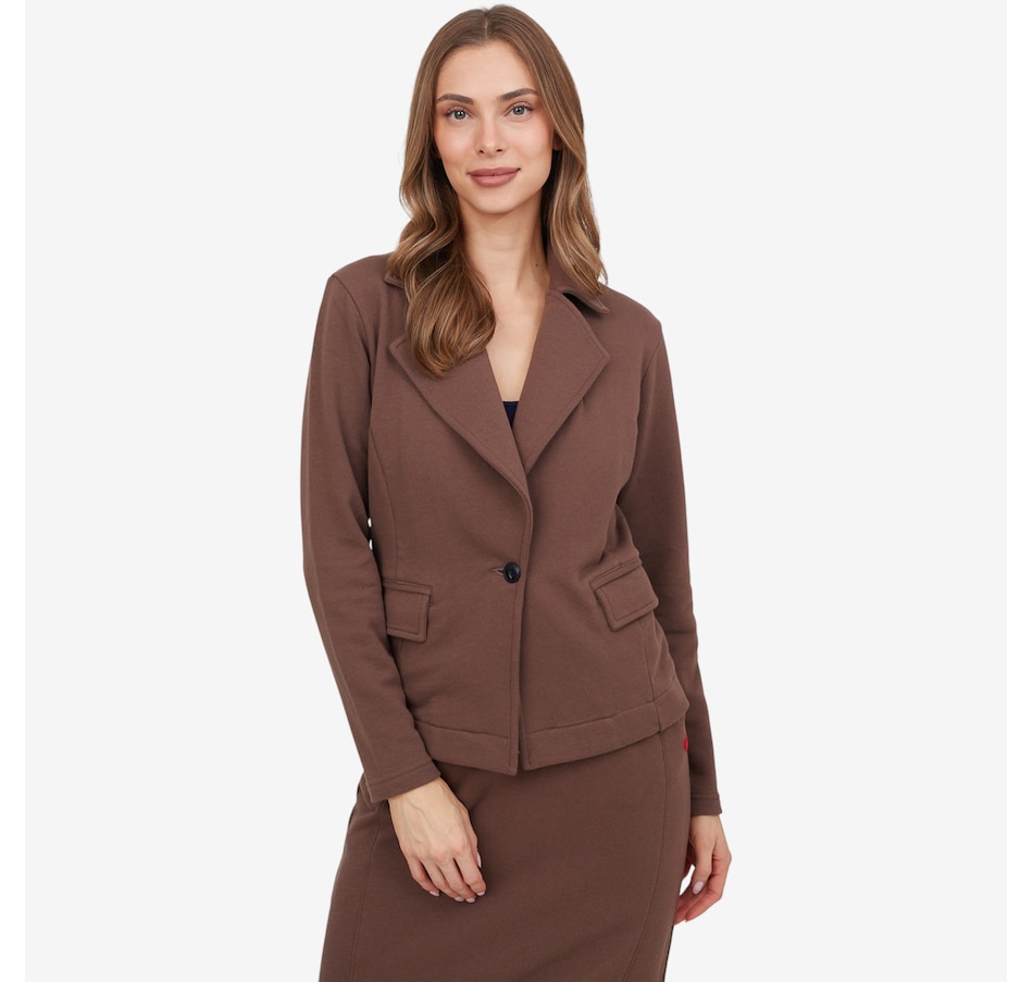 Image 103967_DRKEAR.jpg, Product 103-967 / Price $139.00, Preloved Sylvie Blazer from Preloved on TSC.ca's Fashion department