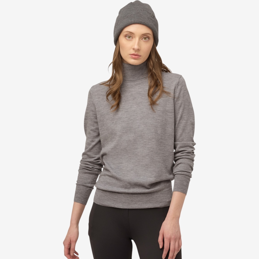 Image 103978_GYM.jpg, Product 103-978 / Price $160.00, Tilley Stretch Merino Turtleneck Pullover from Tilley on TSC.ca's Fashion department