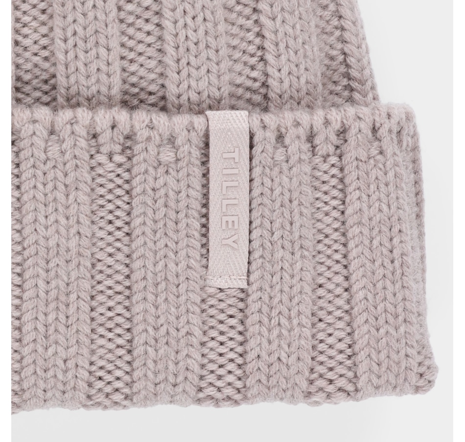 Image 104005_ALTMORE11.jpg, Product 104-005 / Price $48.00, Tilley Chunky Ribbed Merino Beanie from Tilley on TSC.ca's Fashion department