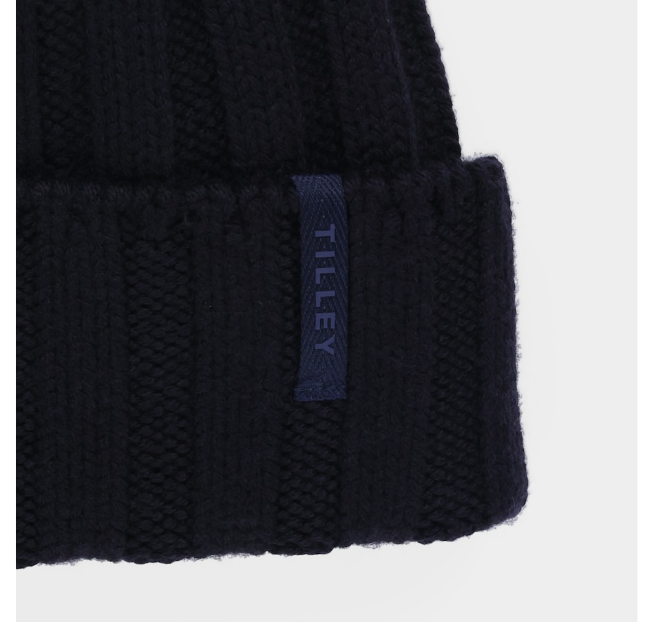 Image 104005_ALTMORE12.jpg, Product 104-005 / Price $48.00, Tilley Chunky Ribbed Merino Beanie from Tilley on TSC.ca's Fashion department