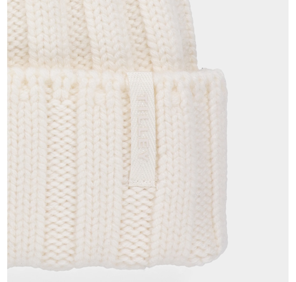 Image 104005_ALTMORE14.jpg, Product 104-005 / Price $48.00, Tilley Chunky Ribbed Merino Beanie from Tilley on TSC.ca's Fashion department