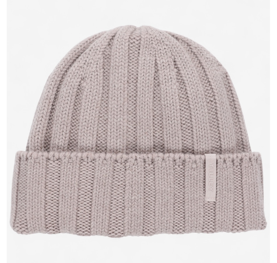 Image 104005_OAM.jpg, Product 104-005 / Price $48.00, Tilley Chunky Ribbed Merino Beanie from Tilley on TSC.ca's Fashion department
