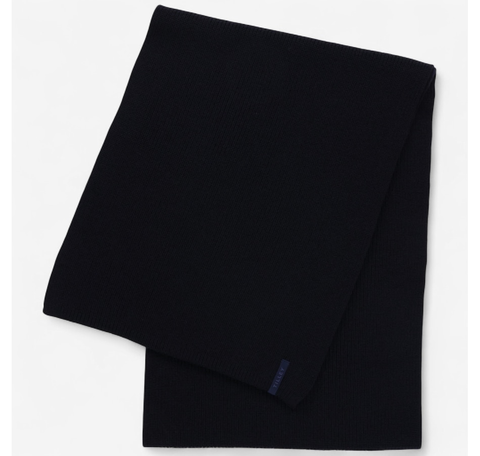 Image 104006_NVY.jpg, Product 104-006 / Price $98.00, Tilley Merino Scarf from Tilley on TSC.ca's Fashion department