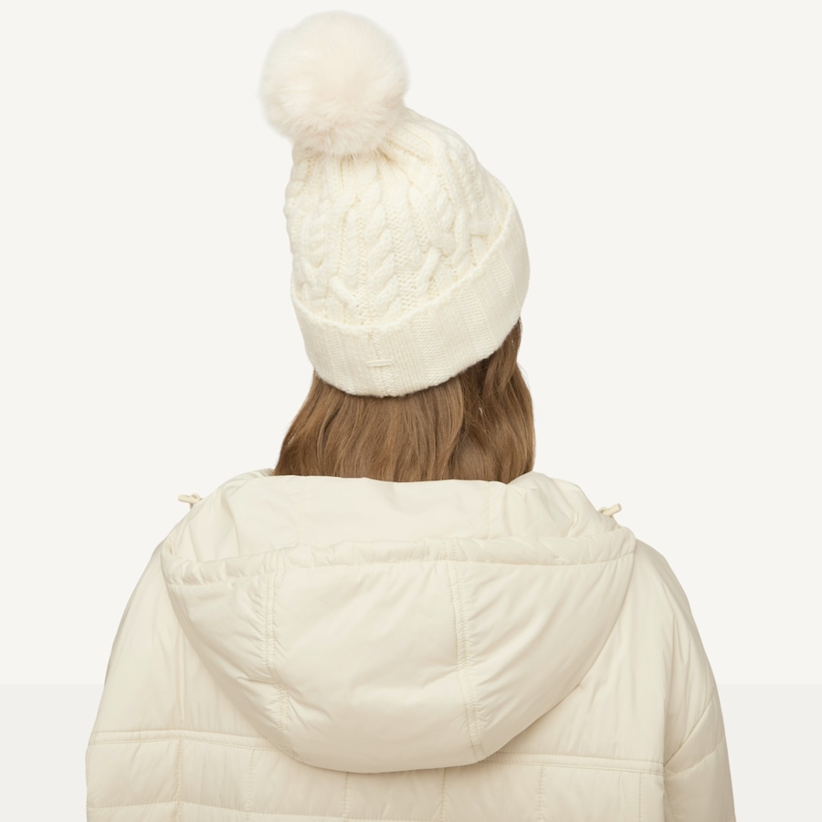 Image 104007_ALTMORE7.jpg, Product 104-007 / Price $55.00, Tilley Pom Pom Cable Beanie from Tilley on TSC.ca's Fashion department