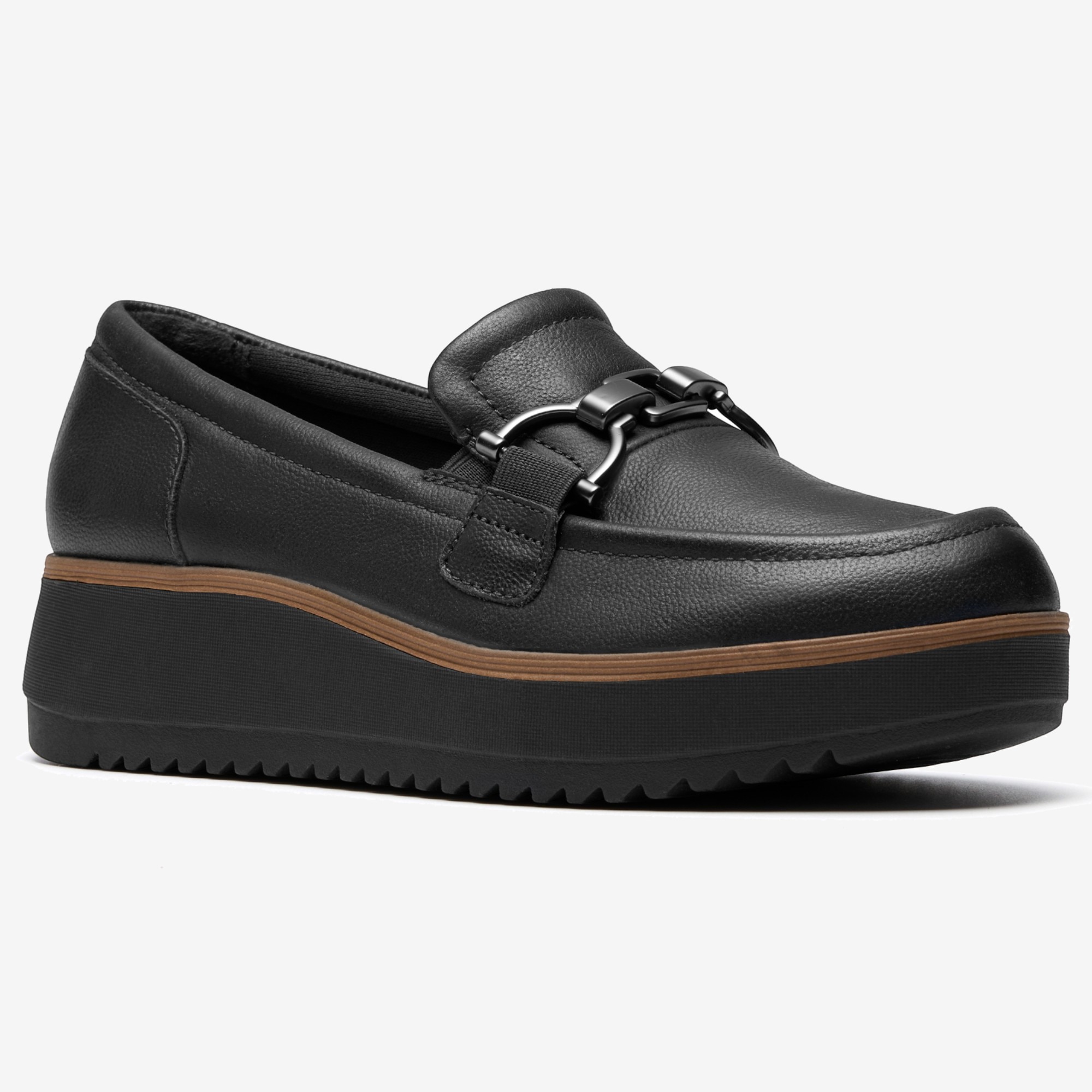 [美品]CLARKS Clarks MULLAN EASY 26184415 - Black | Free Shipping in Canada