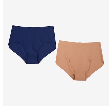 Rhonda Shear Invisible Edge Scalloped Brief 2-Pack