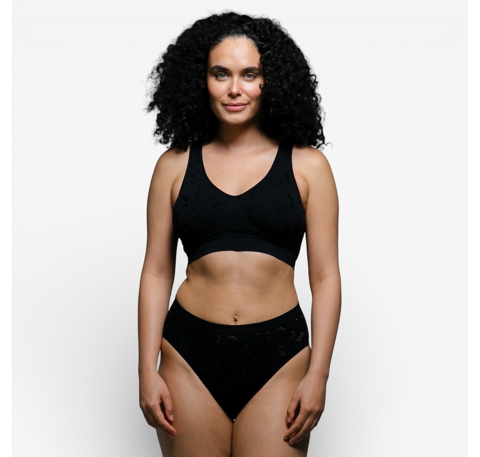 Image 104021_ALTMORE1.jpg, Product 104-021 / Price $54.99, Rhonda Shear Seamless Lace Crochet Bra 2-Pack from Rhonda Shear Shapewear on TSC.ca's Fashion department