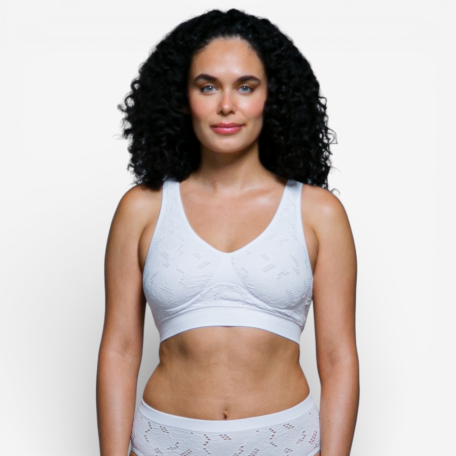 Image 104021_ALTMORE2.jpg, Product 104-021 / Price $65.00, Rhonda Shear Seamless Lace Crochet Bra 2-Pack from Rhonda Shear Shapewear on TSC.ca's Fashion department