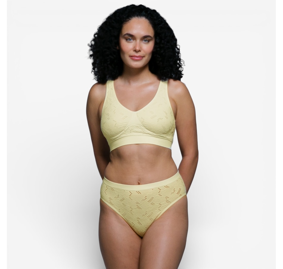 Image 104021_ALTMORE4.jpg, Product 104-021 / Price $54.99, Rhonda Shear Seamless Lace Crochet Bra 2-Pack from Rhonda Shear Shapewear on TSC.ca's Fashion department