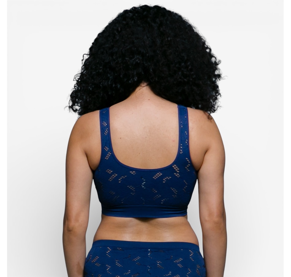 Image 104021_ALTMORE7.jpg, Product 104-021 / Price $54.99, Rhonda Shear Seamless Lace Crochet Bra 2-Pack from Rhonda Shear Shapewear on TSC.ca's Fashion department