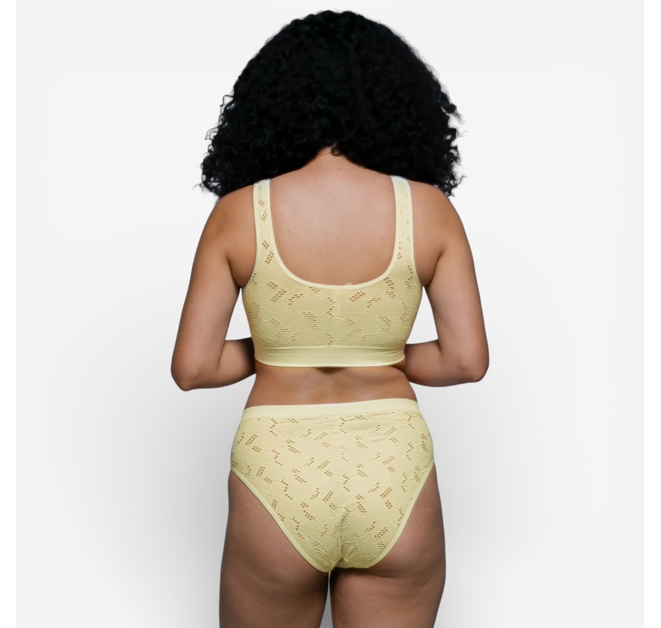 Image 104021_ALTMORE8.jpg, Product 104-021 / Price $54.99, Rhonda Shear Seamless Lace Crochet Bra 2-Pack from Rhonda Shear Shapewear on TSC.ca's Fashion department