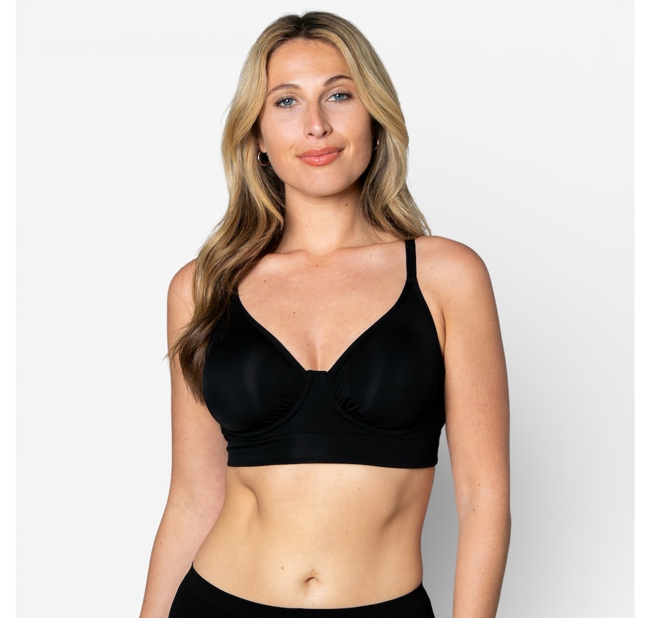 Image 104023_ALTMORE3.jpg, Product 104-023 / Price $59.99, Rhonda Shear Butterknit No Wire Underwire Bra 2-Pack from Rhonda Shear Shapewear on TSC.ca's Fashion department