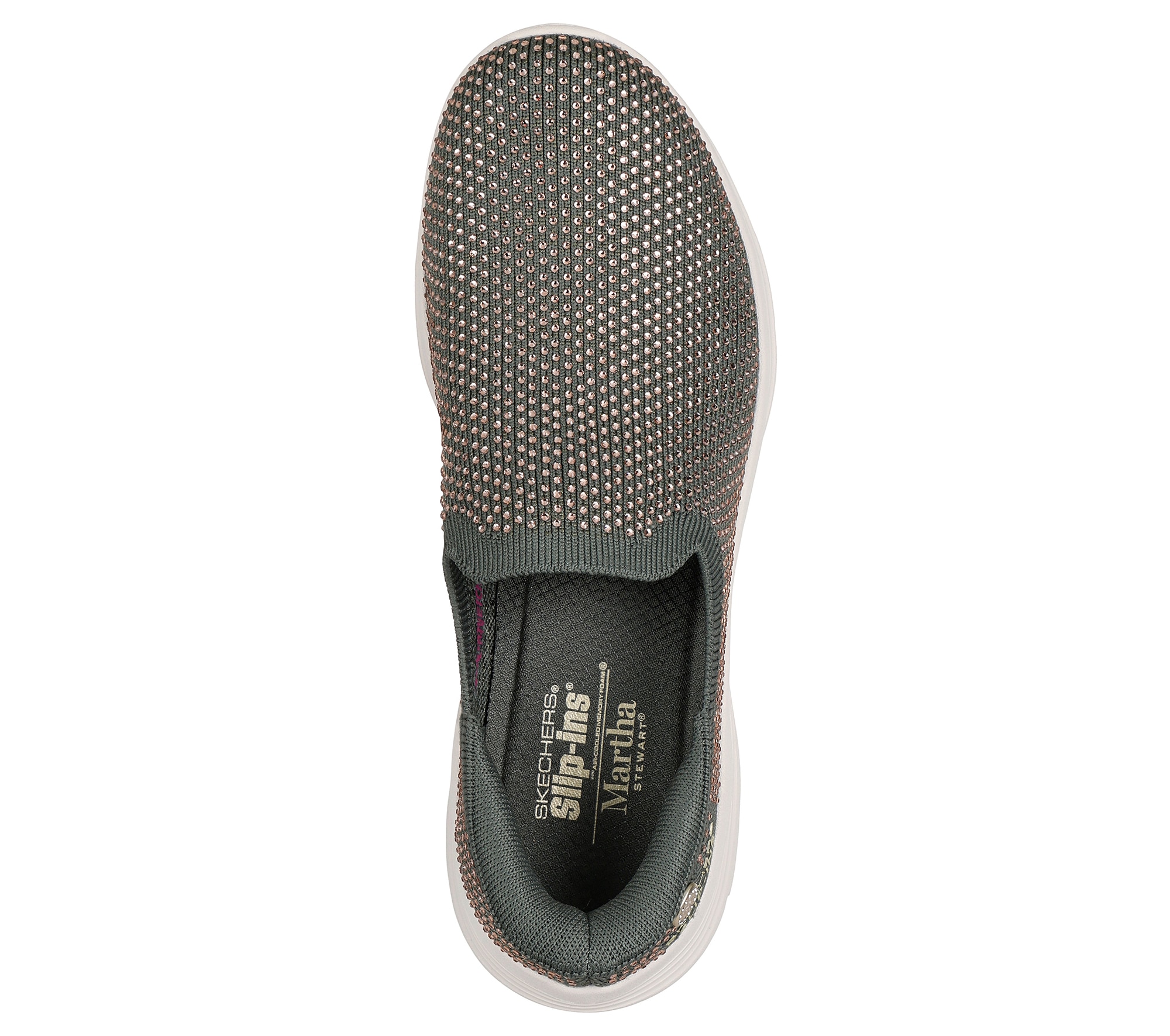 deinenschatzページ★3点 Skechers Martha Stewart Rhinestone Knit Slip-Ins with Air