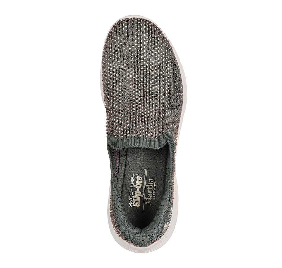 Image 104047_ALTMORE9.jpg, Product 104-047 / Price $109.99, Skechers Martha Stewart Rhinestone Knit Slip-Ins with Air Cooled Memory Foam from Skechers on TSC.ca's Shoes department