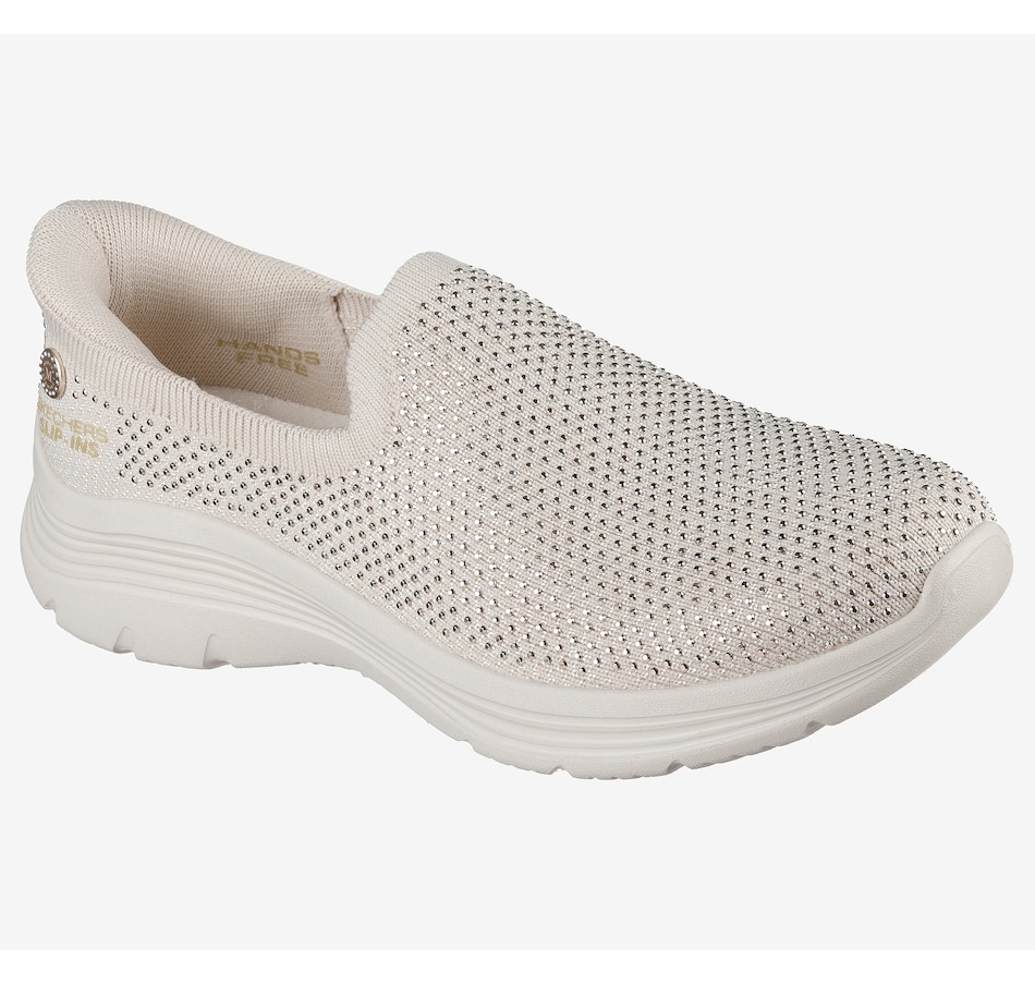 Image 104047_NAT.jpg, Product 104-047 / Price $109.99, Skechers Martha Stewart Rhinestone Knit Slip-Ins with Air Cooled Memory Foam from Skechers on TSC.ca's Shoes department