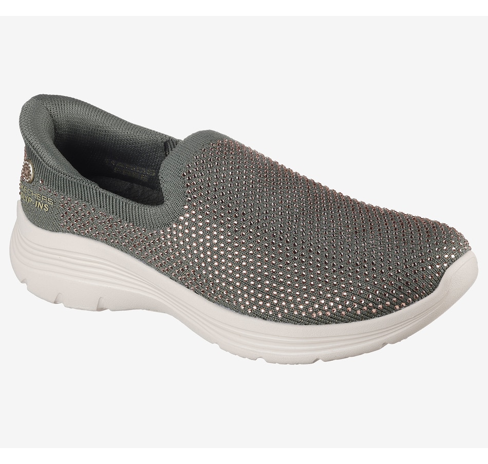 Image 104047_OLI.jpg, Product 104-047 / Price $109.99, Skechers Martha Stewart Rhinestone Knit Slip-Ins with Air Cooled Memory Foam from Skechers on TSC.ca's Shoes department
