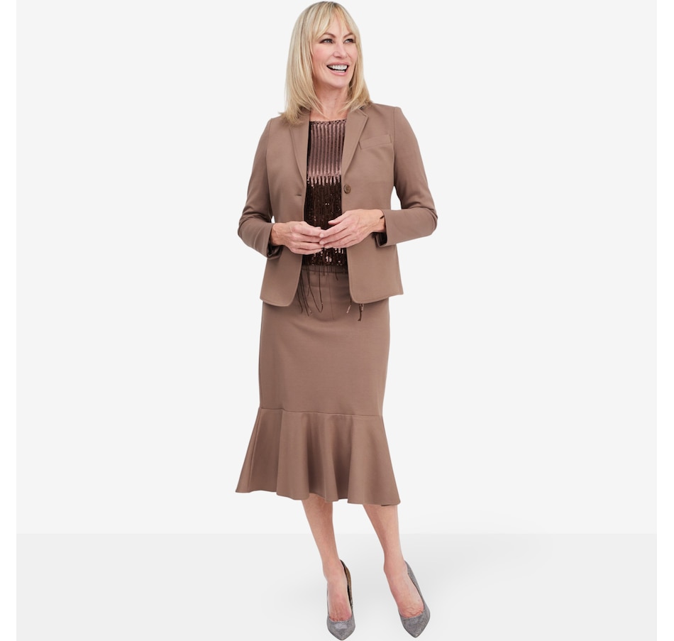 Image 104051_ALTMORE3.jpg, Product 104-051 / Price $139.88, Brian Bailey Ponte Blazer from Brian Bailey on TSC.ca's Fashion department