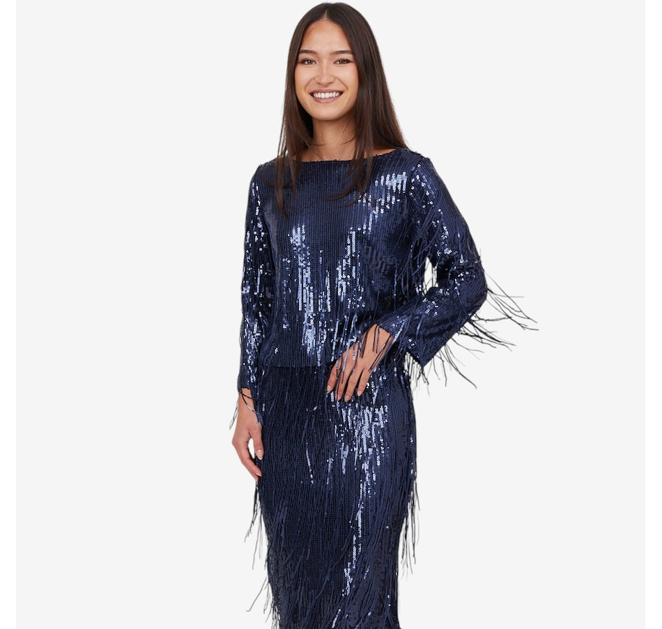 Image 104056_ALTMORE2.jpg, Product 104-056 / Price $119.88, Brian Bailey Sequin Fringe Skirt from Brian Bailey on TSC.ca's Fashion department