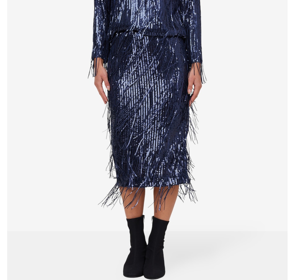 Image 104056_ALTMORE3.jpg, Product 104-056 / Price $119.88, Brian Bailey Sequin Fringe Skirt from Brian Bailey on TSC.ca's Fashion department