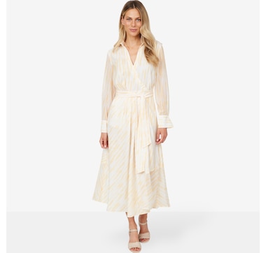 Jhoan Sebastian Grey Printed Satin Capsule Dress