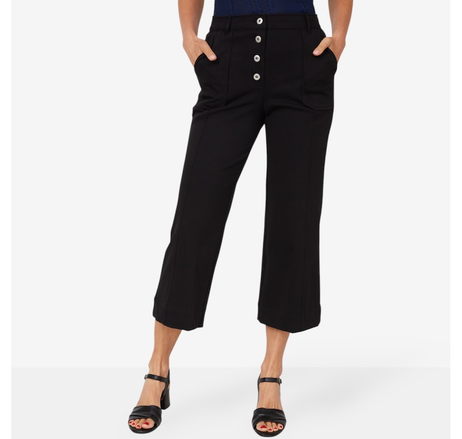 Jhoan Sebastian Grey Knit Denim Cropped Capsule Pant