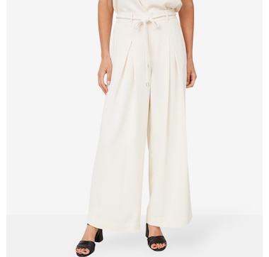 Jhoan Sebastian Grey Stretch Crepe Rope Belt Trouser Pant
