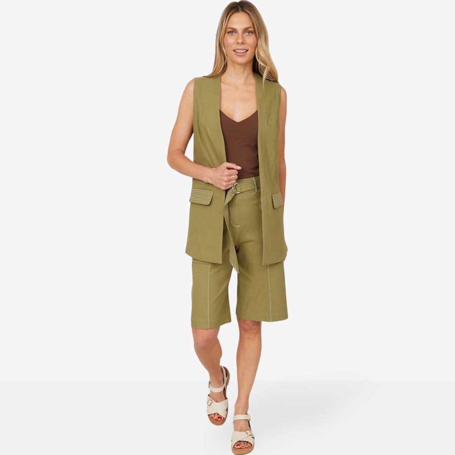Image 104091_ALTMORE2.jpg, Product 104-091 / Price $44.33, Jhoan Sebastian Grey Belted Bermuda Short from Jhoan Sebastian Grey on TSC.ca's Fashion department